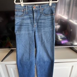Madewell classic straight jean